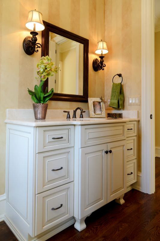 Elegant Vanity with Under-Mount Lighting
